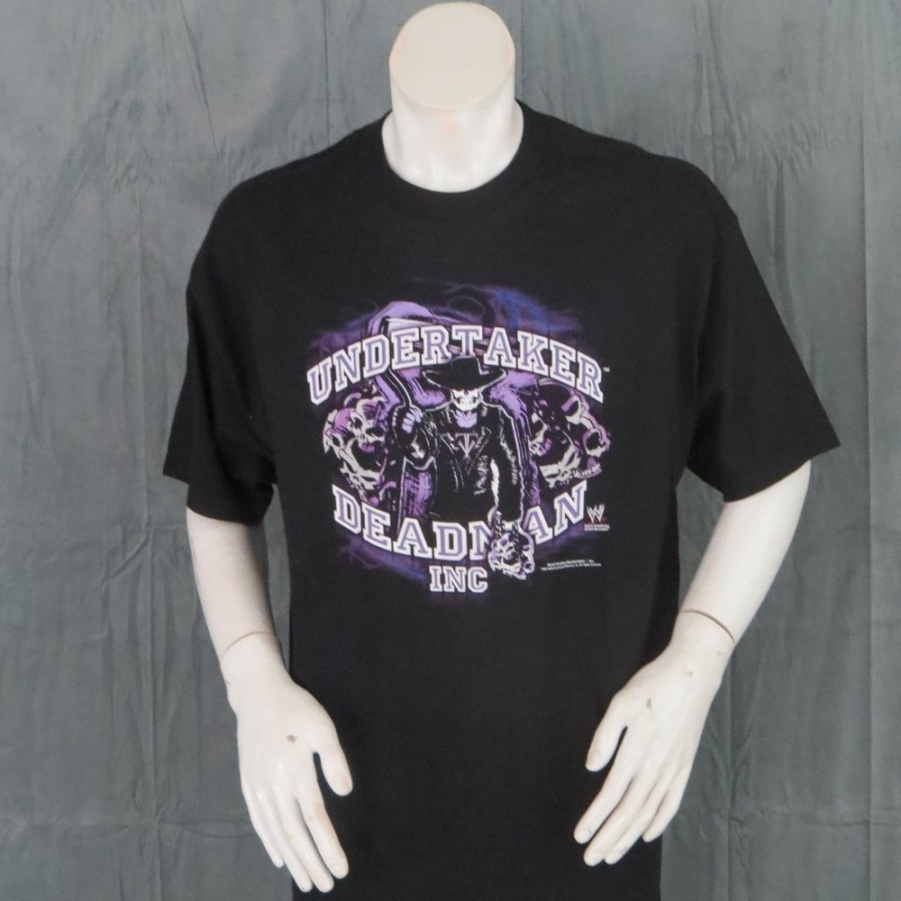 Retro WWE Shirt - Deadman Inc Undertaker Western Graphic - Men's XL